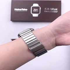 Haino Teko Smart Watch For Men Boys S8 Max Silver Edition