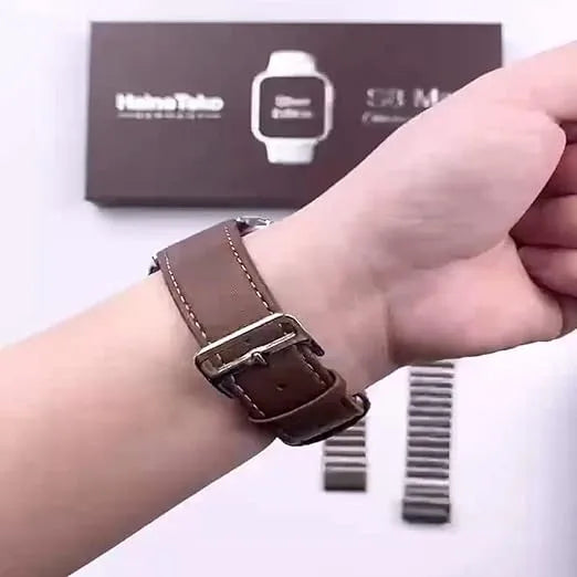 Haino Teko Smart Watch For Men Boys S8 Max Silver Edition