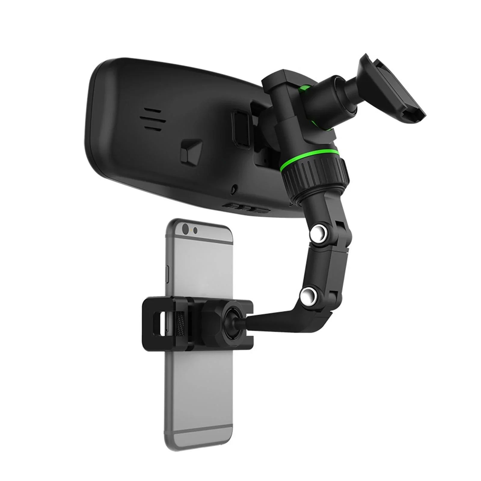 Car Mobile Phone Holder Rotatable Adjustable Car Rear View Mirror Phone Holder Stand
