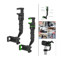 Car Mobile Phone Holder Rotatable Adjustable Car Rear View Mirror Phone Holder Stand