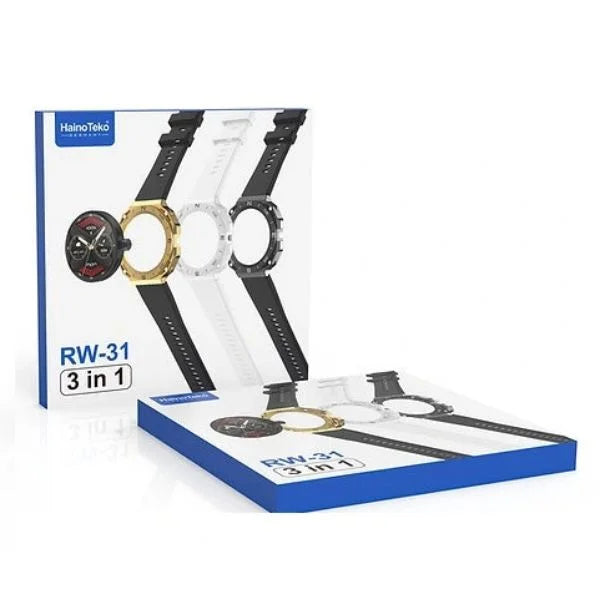 Haino Teko RW-31 Smart Watch 3 in 1 Triple Case Smart Watch