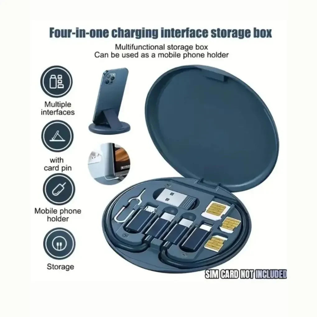 60W Multifunctional USB Type C Data Cable Set Fast Charging